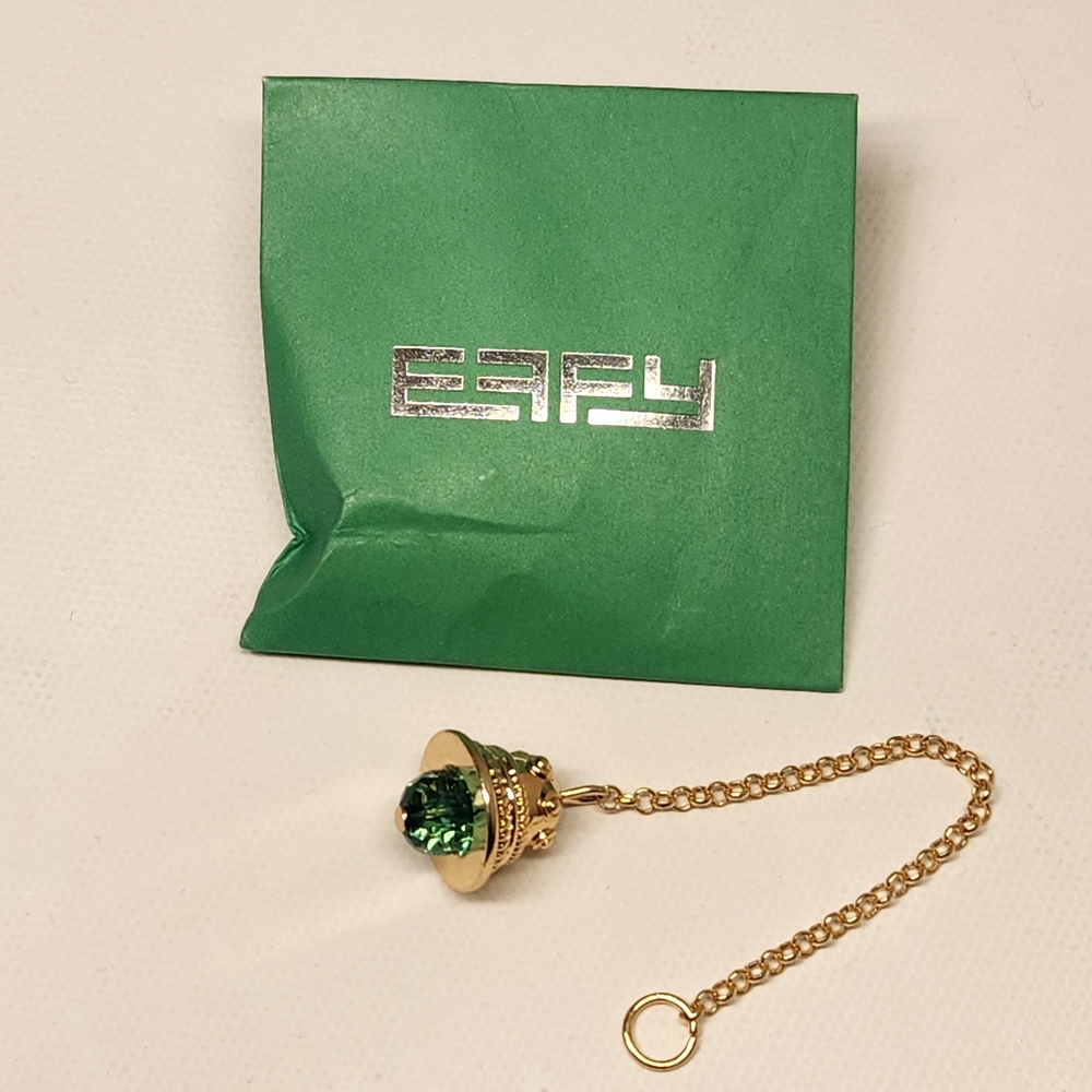 *NEW Effy Green Bell Bag Charm